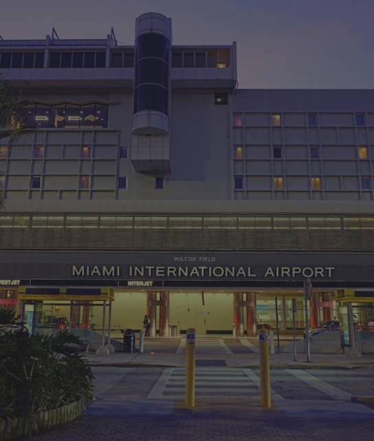 MIAMI, FL -3 JAN 2019- View of the Miami International Airport (MIA), formerly Wilcox Field.